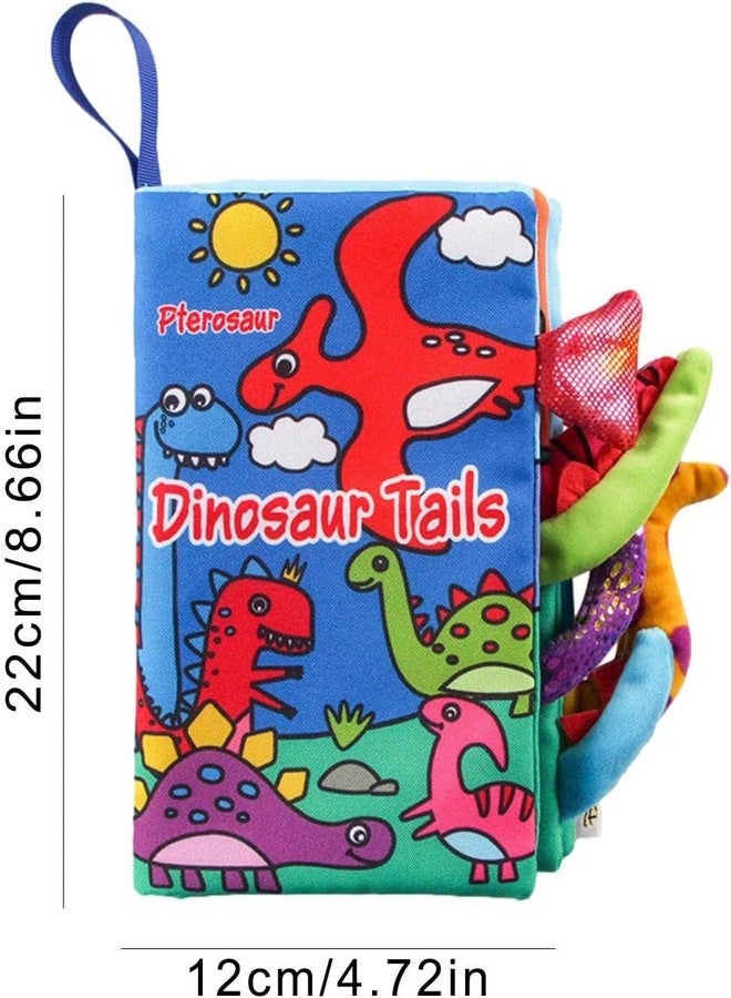 BeFunky Baby Fabric Book, Soft 3D Picture and Crinkle Sensory Toy for 0-12 Months, Montessori Learning for Boys and Girls (Dinosaur), Multicolor - Image 5